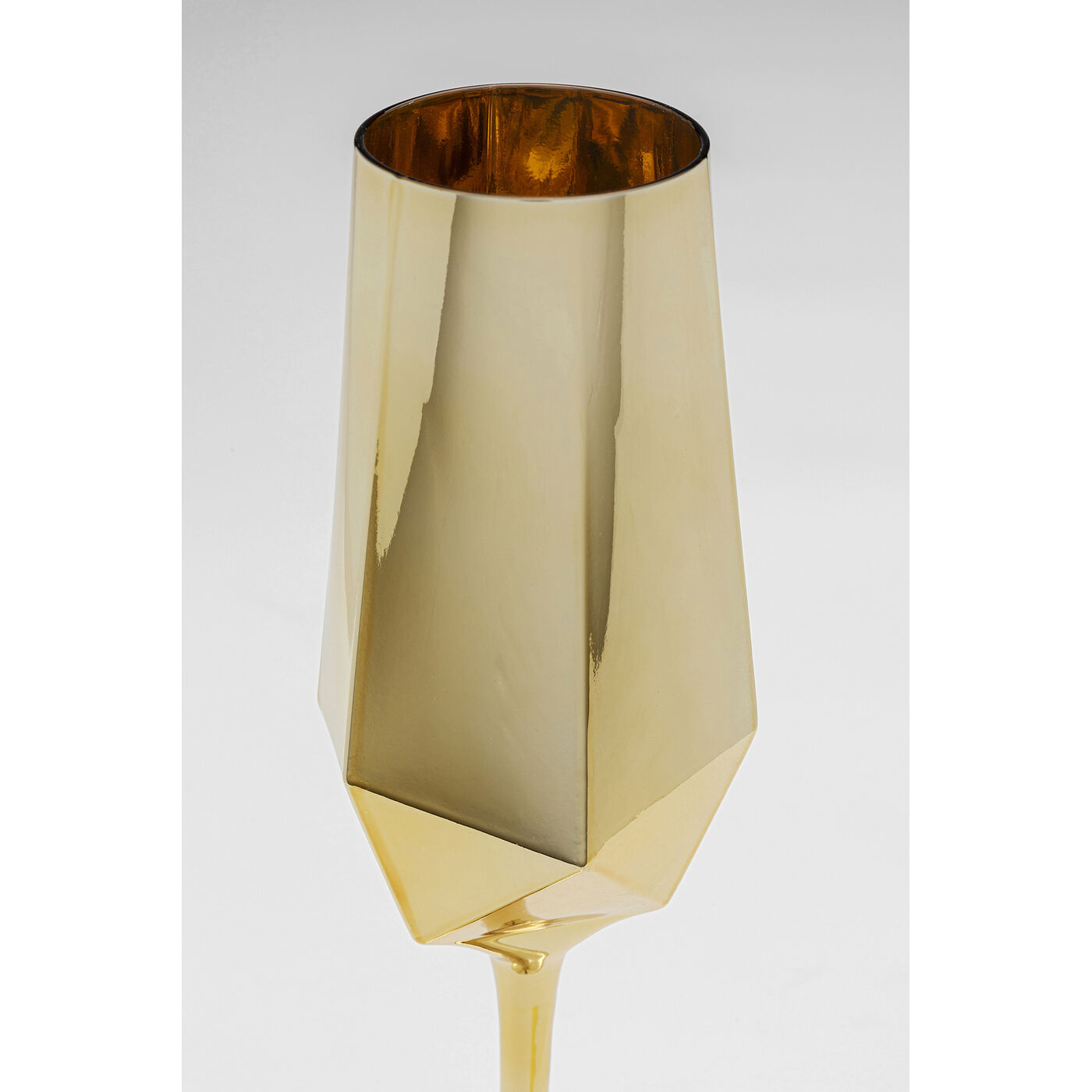 Бокал для шампанского Diamond Smoke KARE 57344