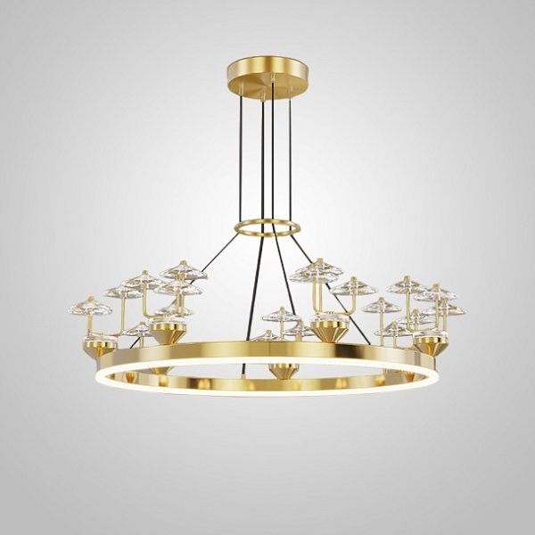 Подвесная люстра DOVRA D70 Brass by ImperiumLoft