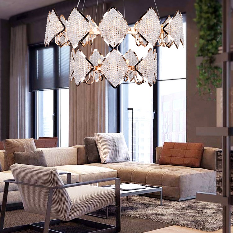 Люстра в стиле арт-деко Epica из хрусталя by ImperiumLoft