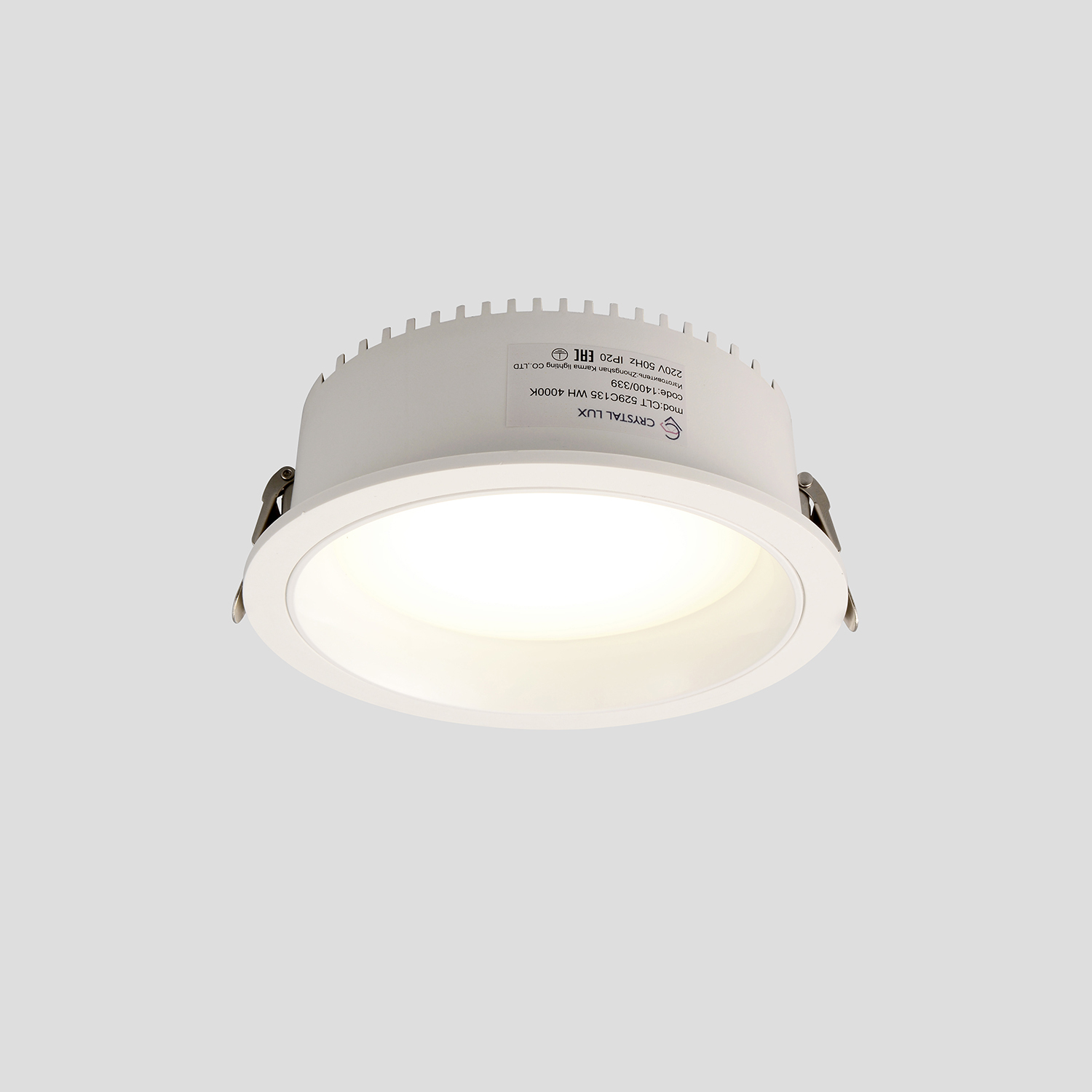 Светильник встраиваемый Crystal Lux CLT 529C135 WH 4000K