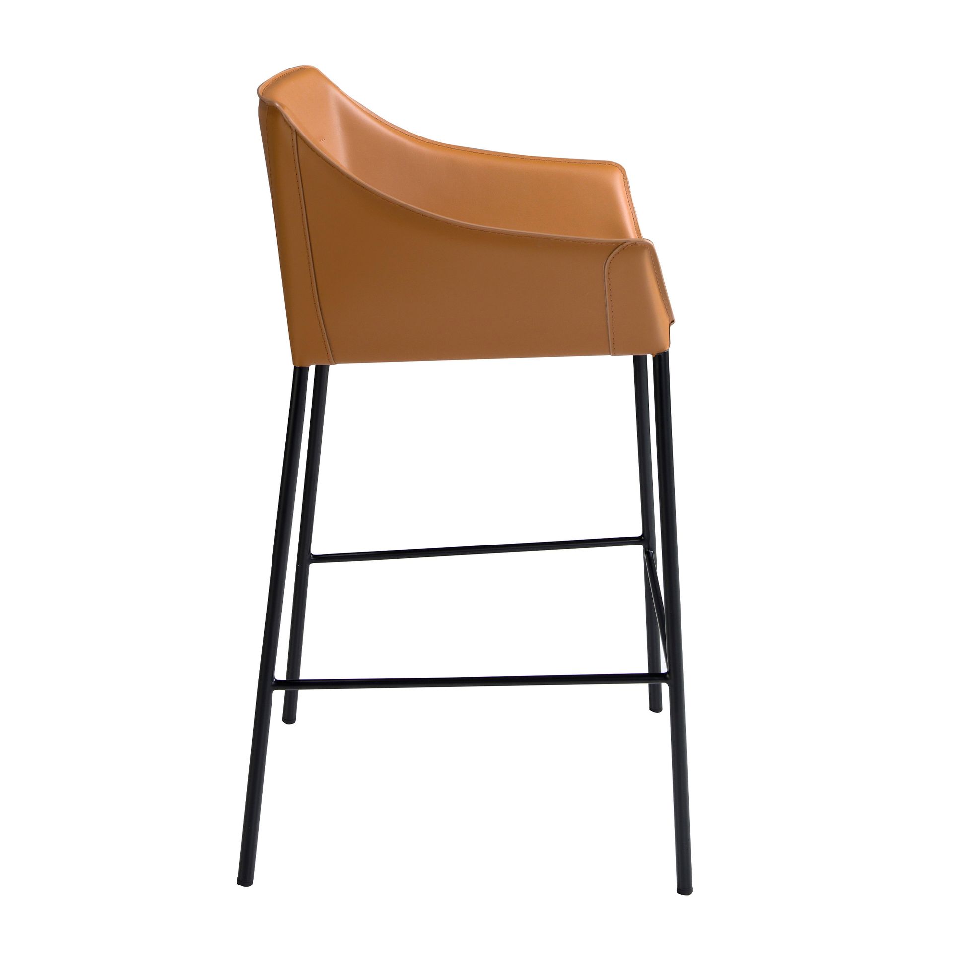 Барный стул 4145/CS931A коричневый из экокожи Angel Cerda