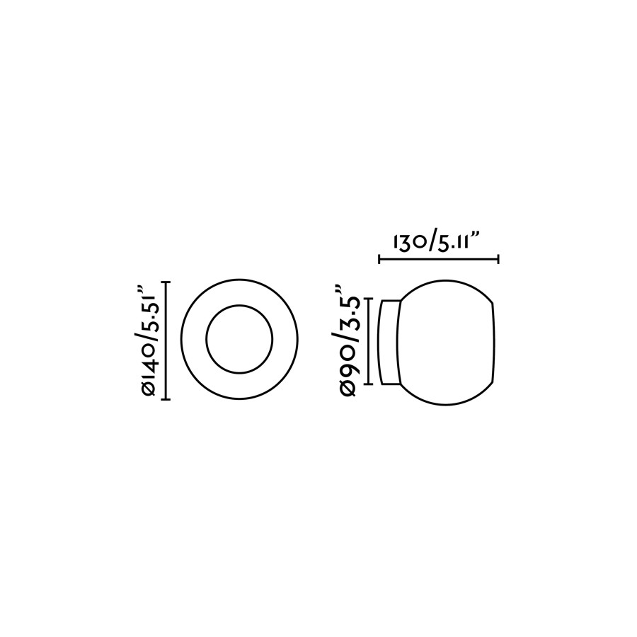 Плафон Moy бронзовый Faro