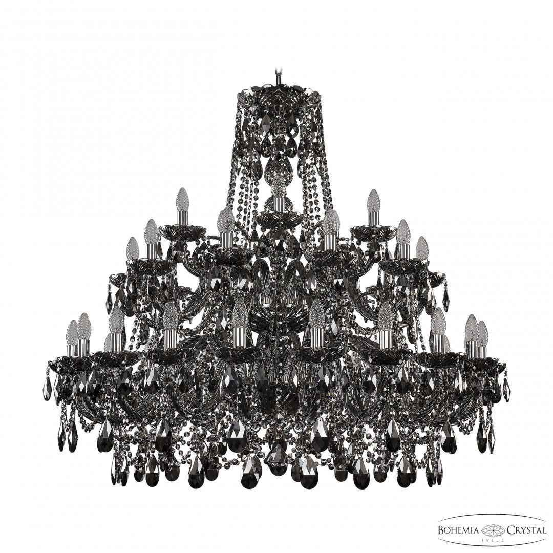 Люстра хрустальная 1411/20+10+5/400/2d Ni M781