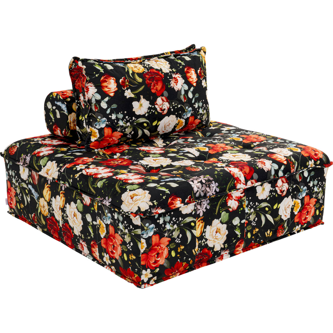 Элемент дивана Portofino Flowers Black KARE 71369