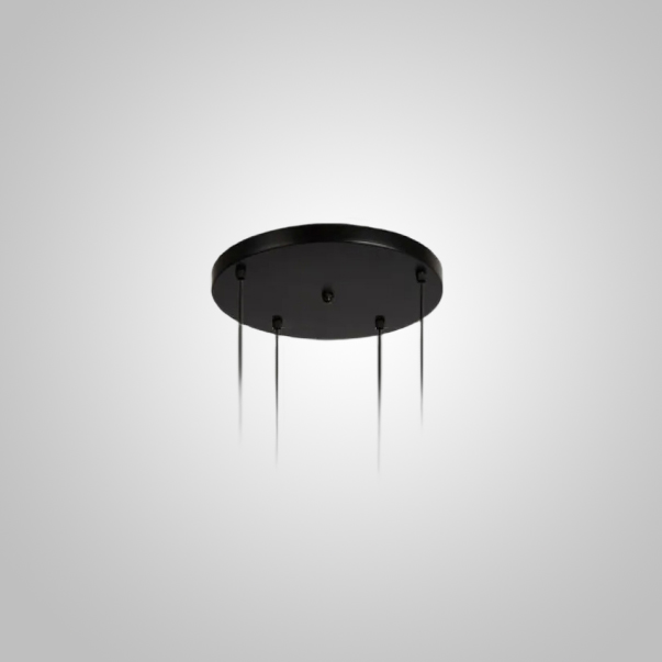 Потолочное крепление — металлический диск CEILING MOUNT 2 D50 Black by ImperiumLoft