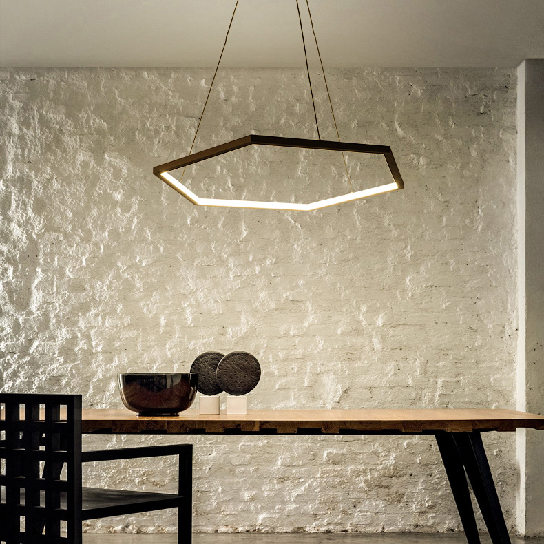 Подвесная люстра OCTANT D40+60+80 Brass by ImperiumLoft