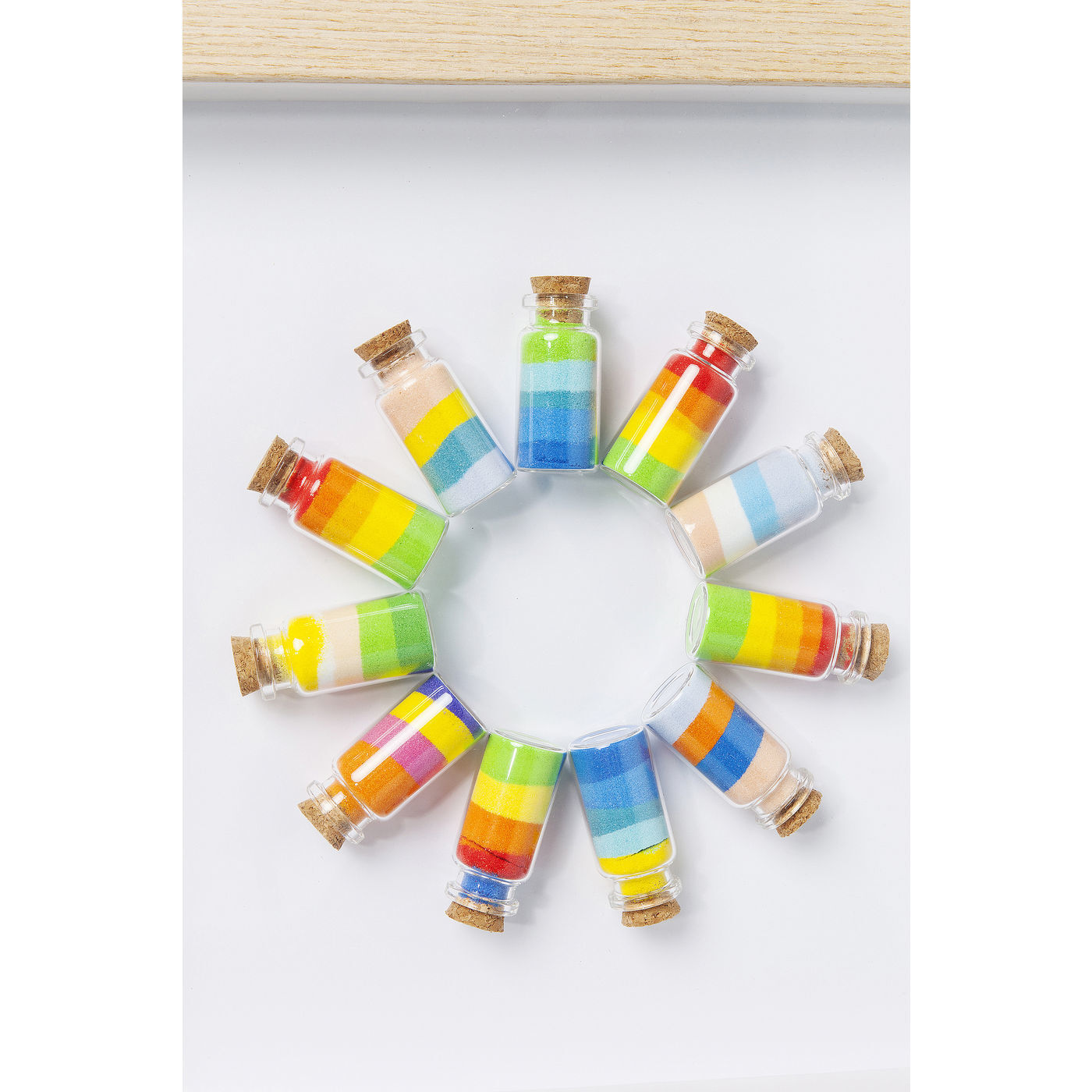 Украшение настенное в рамке Rainbow Jars 61290 KARE
