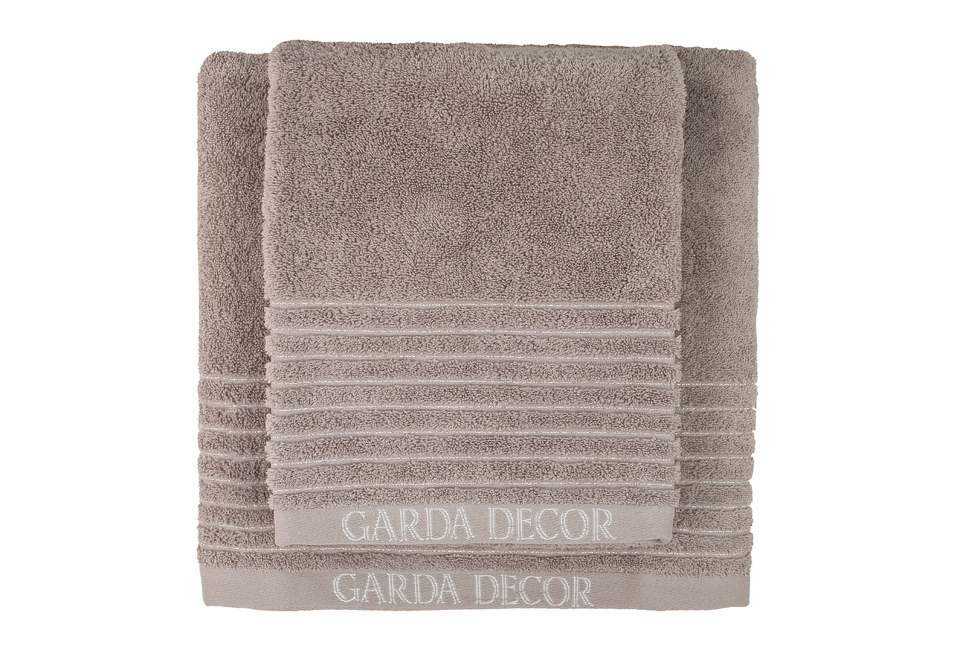 Полотенце Стелла 50*90 светло-коричневое Garda Decor 119VAL-01227