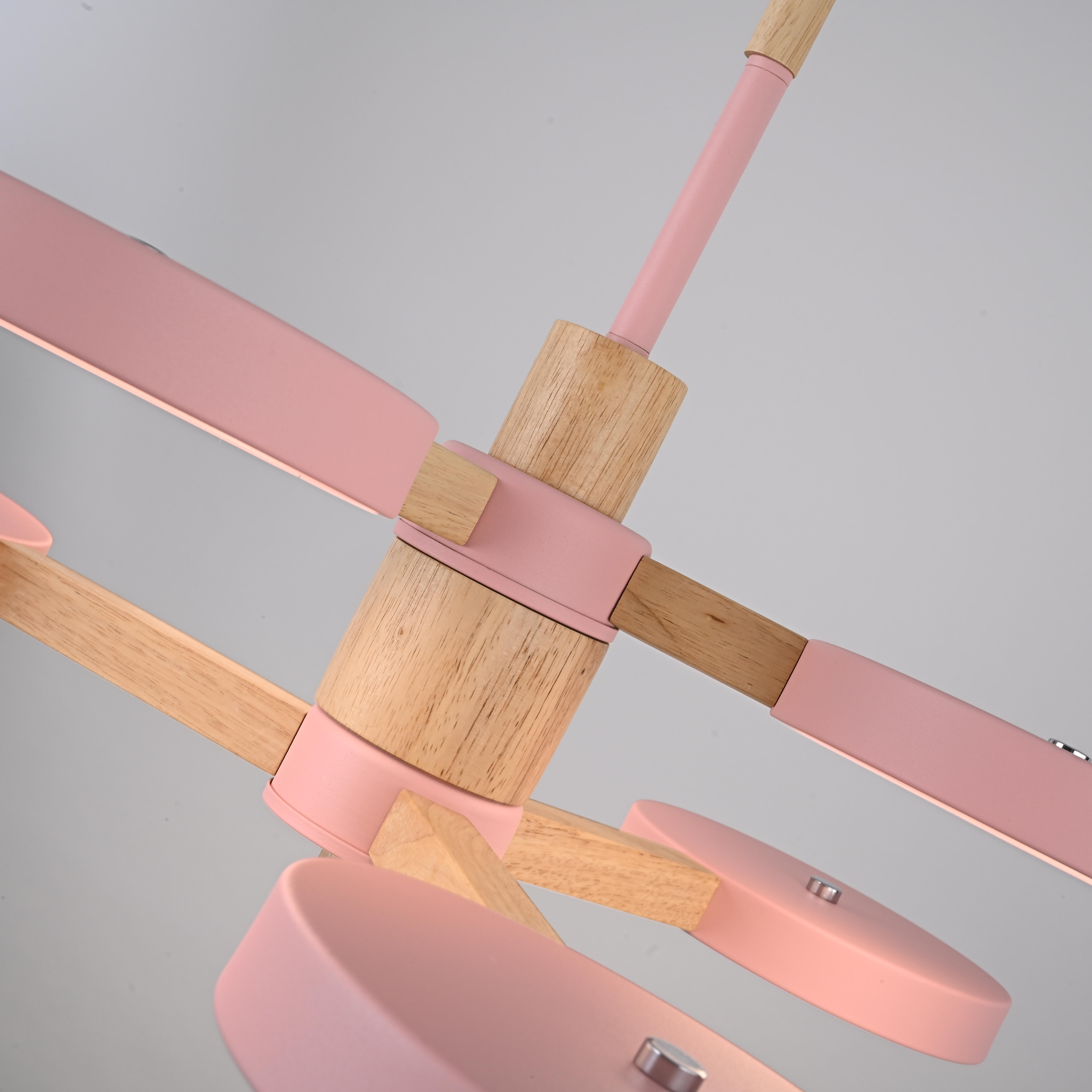 Подвесная люстра TURNA DBL L6 Pink by ImperiumLoft