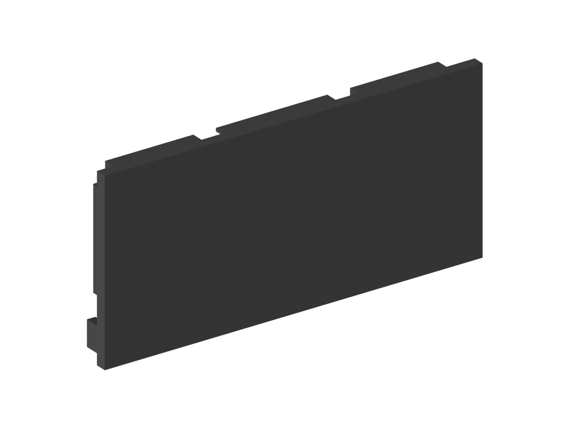 Боковая  глухая заглушка для профиля Donolux DNCAP18520RAL9005