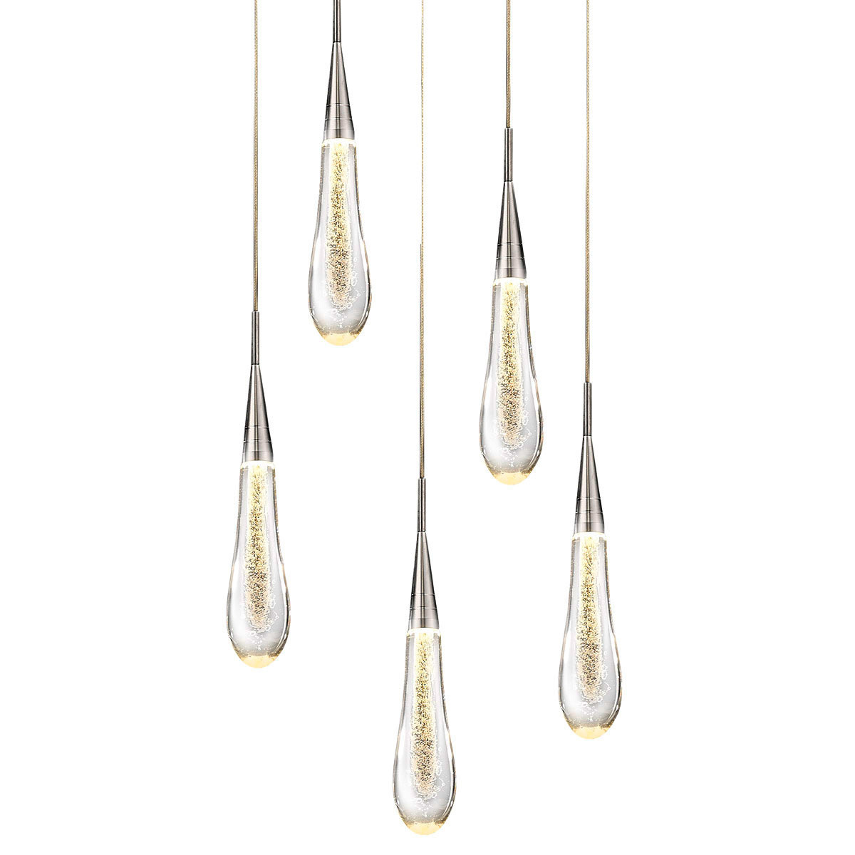 Подвесной светильник Delight Collection Pour 5 chrome