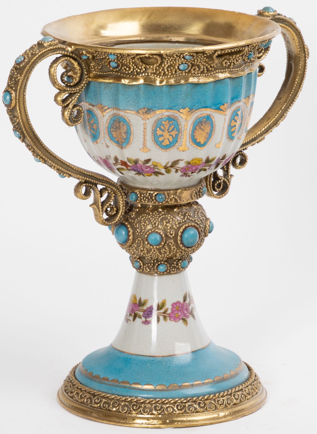 Ваза с ручками Glasar D428C/LD3002