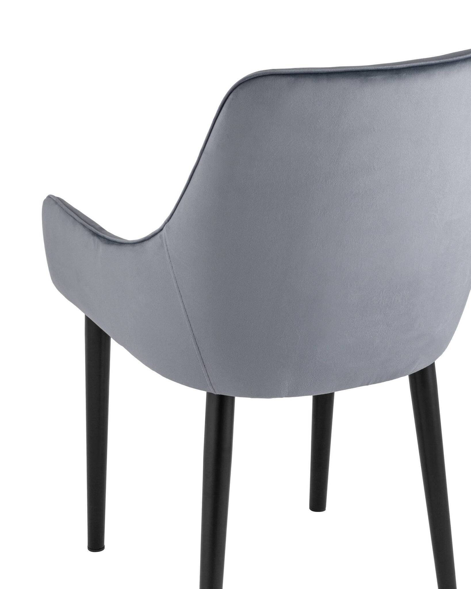 Стул Джоан велюр серый Stool Group