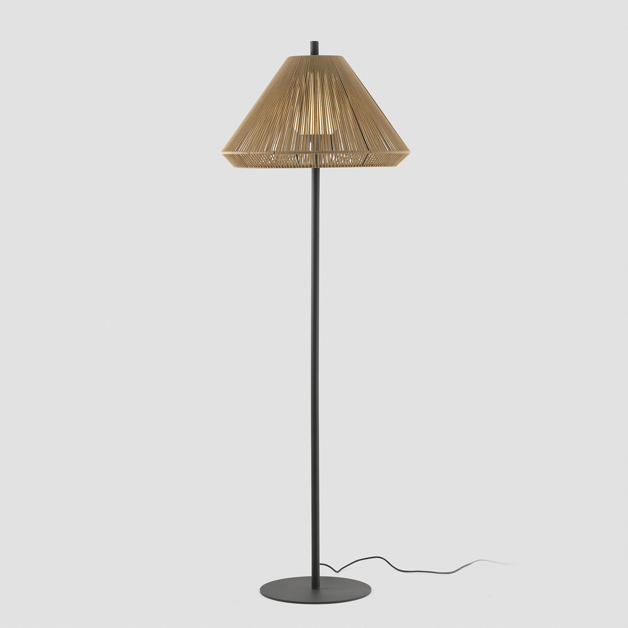 Saigon Уличный торшер цвета охры 2M C70 Faro