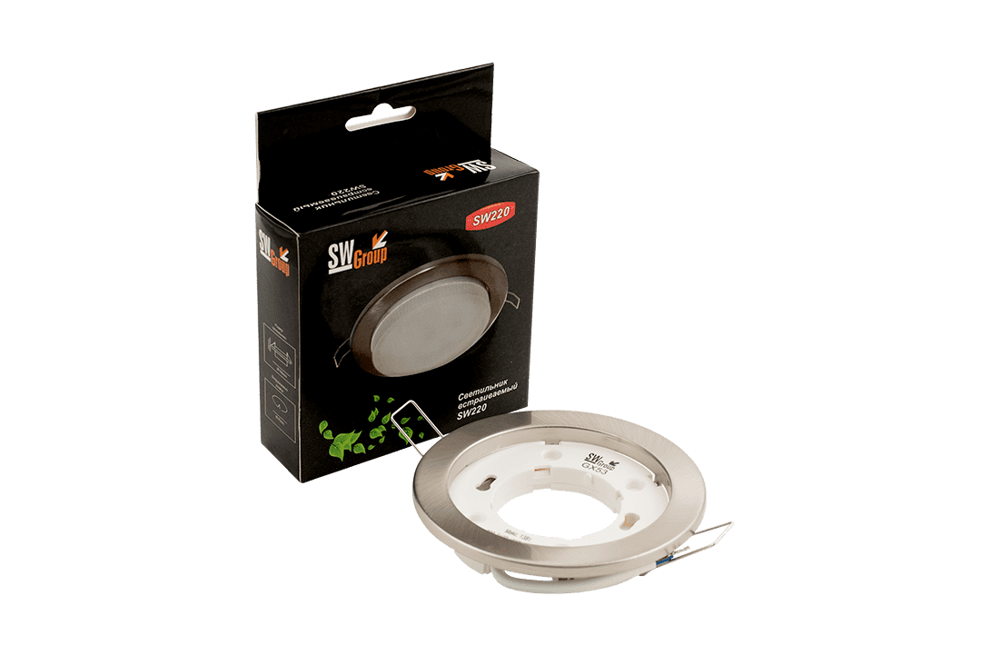 Светильник встраиваемый SWG GX53-H4-SCH