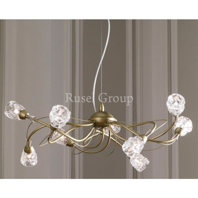 Люстра Masca Luna 1865/9 Ottone nichel