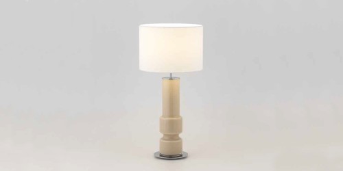 Настольная лампа Lusa хромированный металл, белый абажур 801011/41 Aromas del Campo