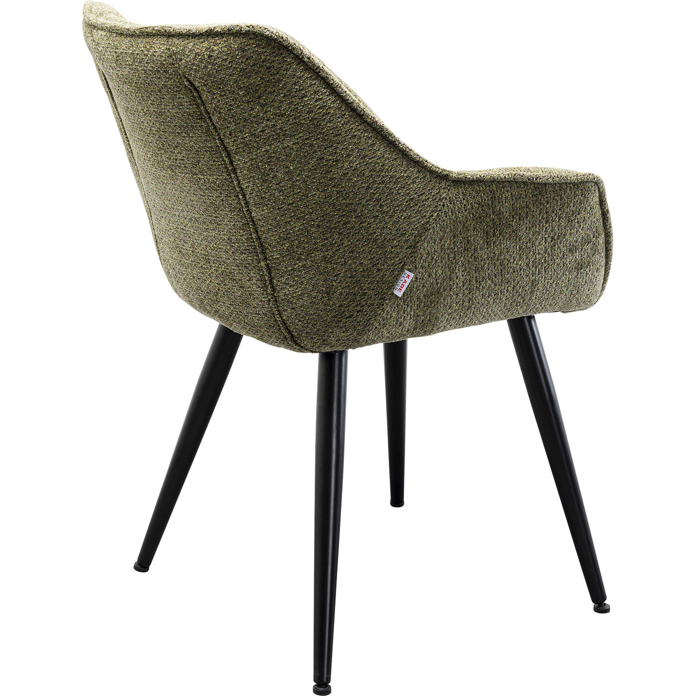 Стул с подлокотниками Thelma Melange Green KARE 87726