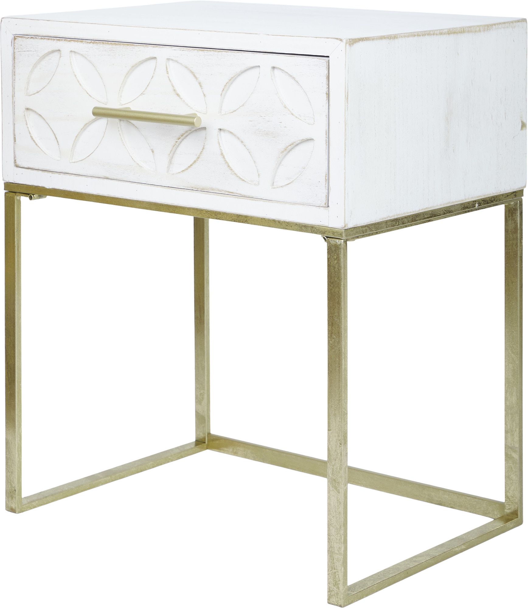 Столик приставной с ящиком Glasar 70-002