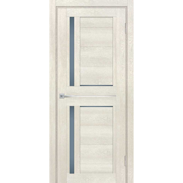 Межкомнатная дверь Graf ТЕХНО-804 графит сатинат, белый лакобель Бьянко (1900 х 550)