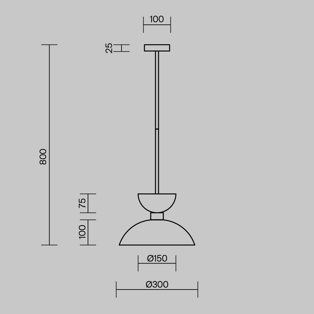 Потолочный светильник Freya FR5490CL-01BS
