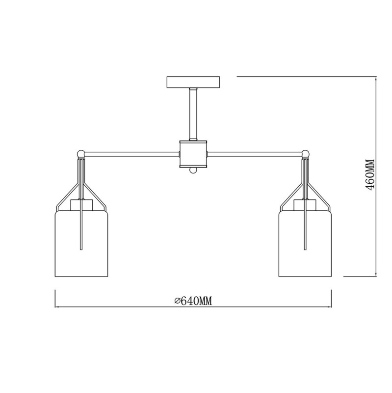 Люстра на штанге Escada 688/5P