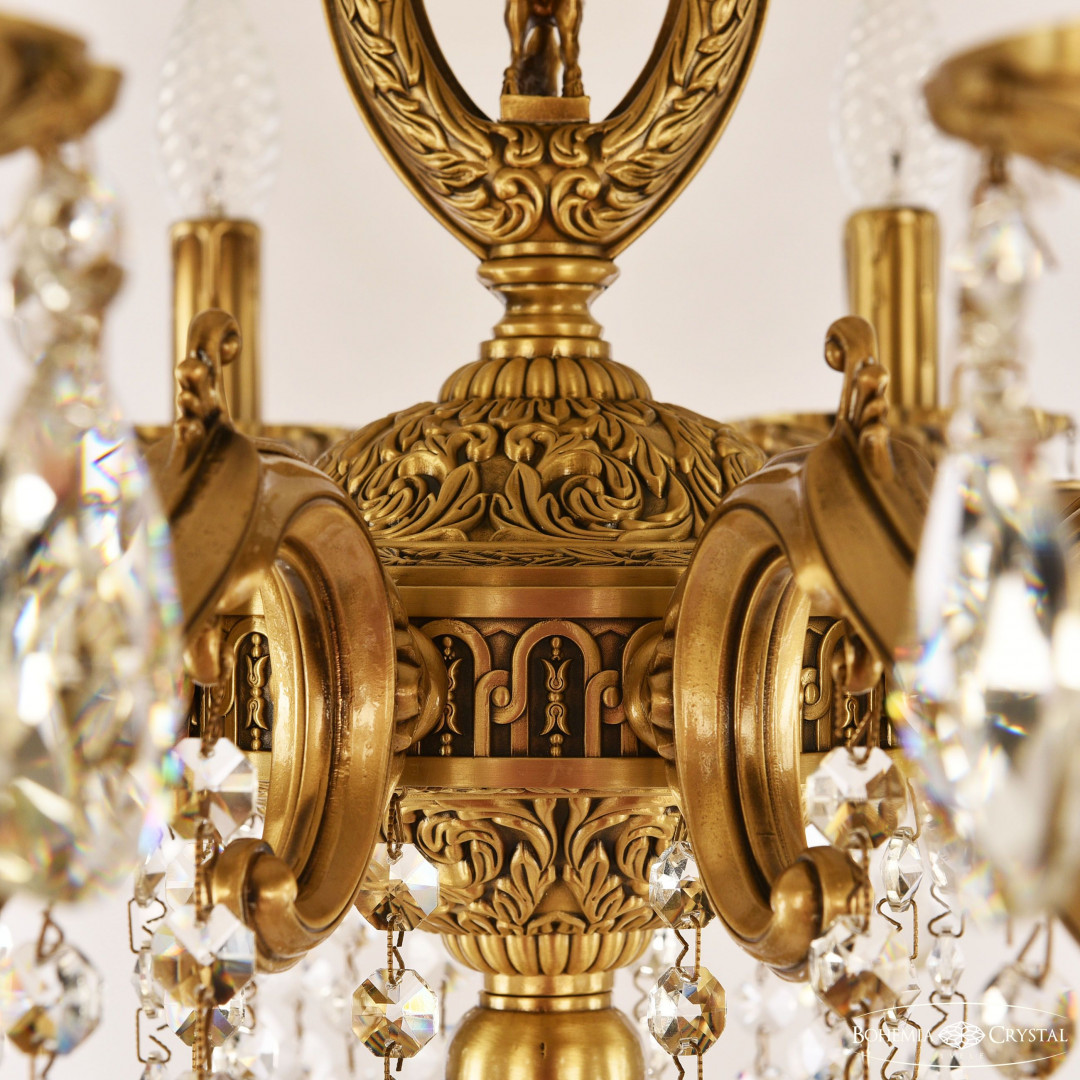 Торшер бронзовый с хрусталём 72402T/10/210 B FP FH1S