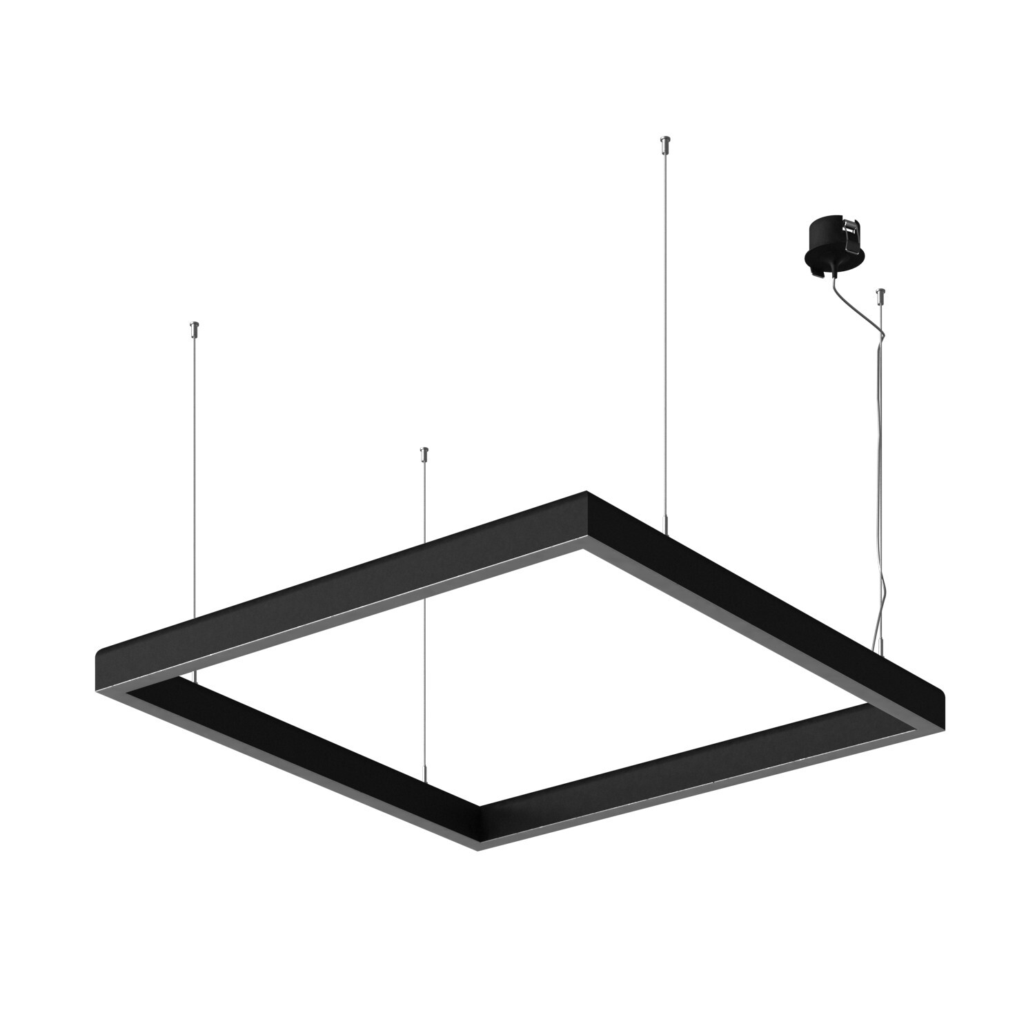 Подвесной светодиодный светильник Ledron SKYLINE Basic 670 Black 3000K