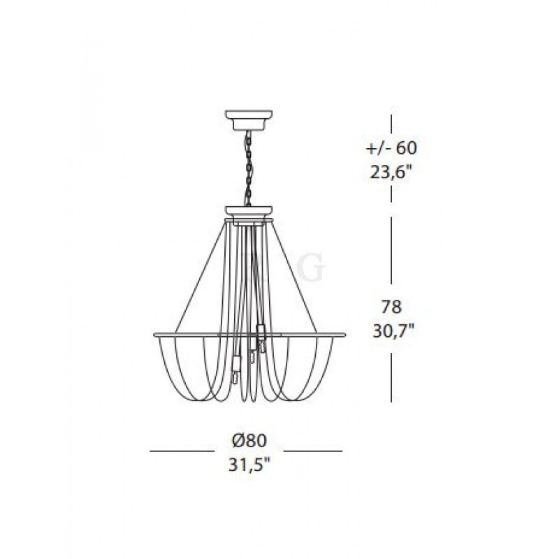 Люстра Evi Style (Morosini) Fall SO 80