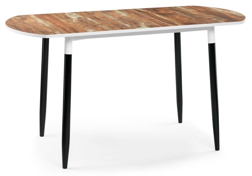 Стол деревянный Woodville раскладной Гуанг дуб юкон / черный 459617