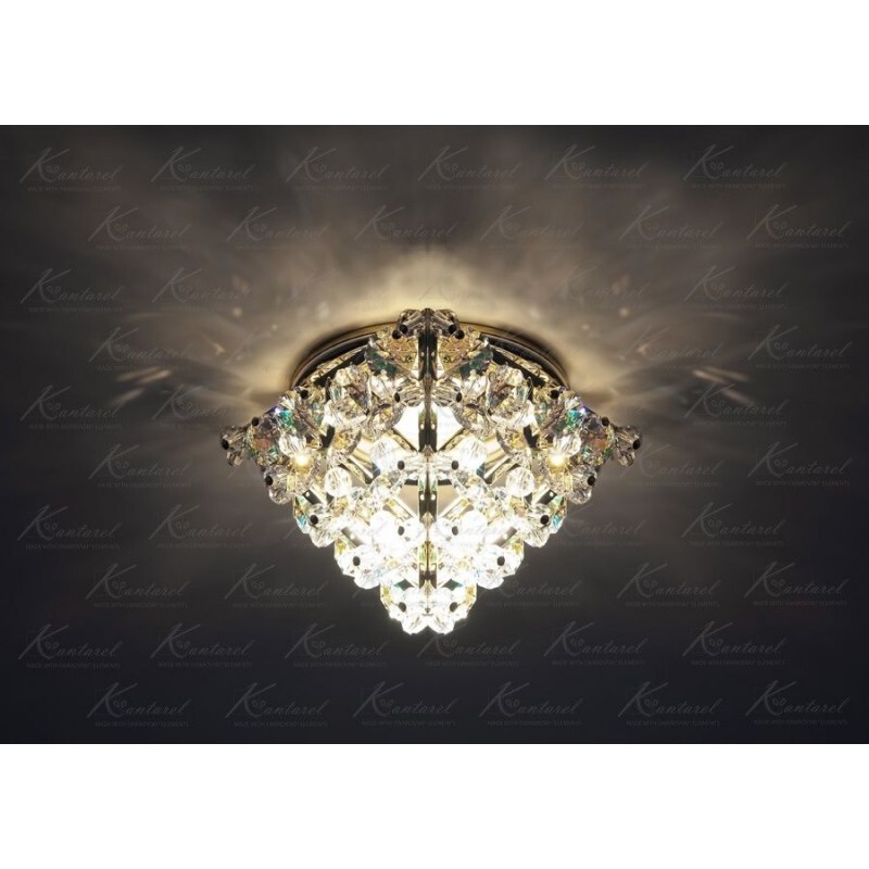 Встраиваемый светильник Kantarel Cairo CD 016.3.1 crystal AB(8502)