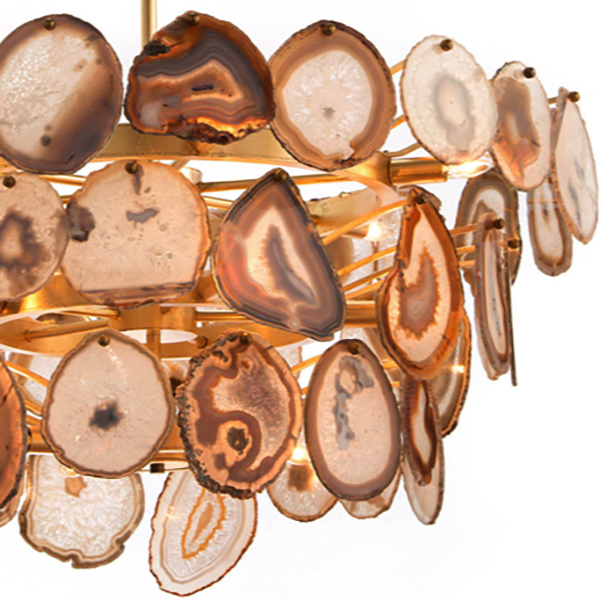Люстра Agate Burst Chandelier 3 Round D70 By Imperiumloft
