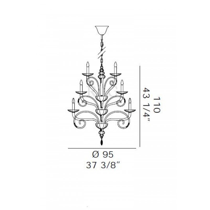 Люстра De Majo 6011 K18