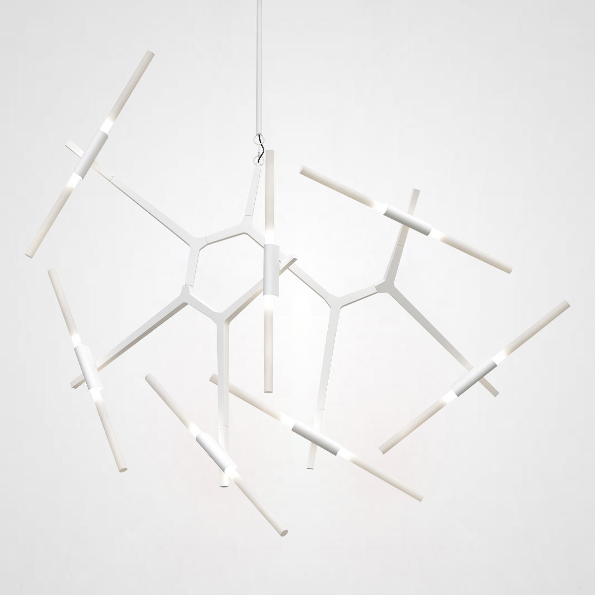 Люстра Агнес Chandelier Summer 14 White by ImperiumLoft