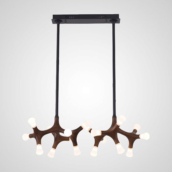 Потолочный светильник SANTANA L18 Dark brown by ImperiumLoft