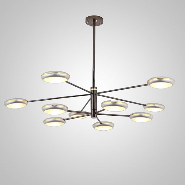 Люстра на штанге DRAMMEN D120 Silver by ImperiumLoft