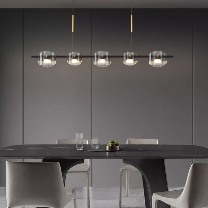 Подвесной светильник NICOLETTA D LONG L130 Black by ImperiumLoft