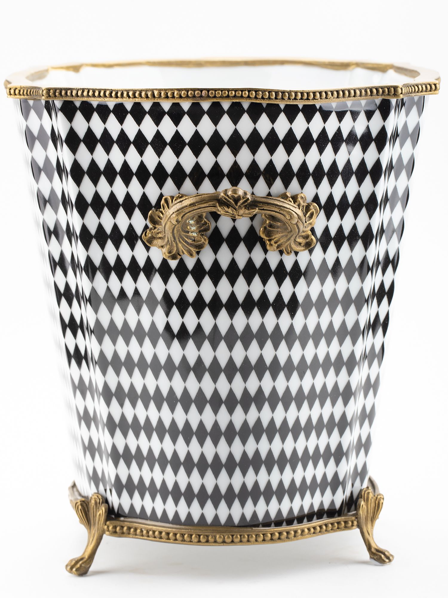 Кашпо с ручками Glasar D443L/HBK2210