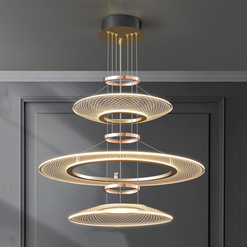 Кольцевая люстра ISTRAL D60+80+60 by ImperiumLoft