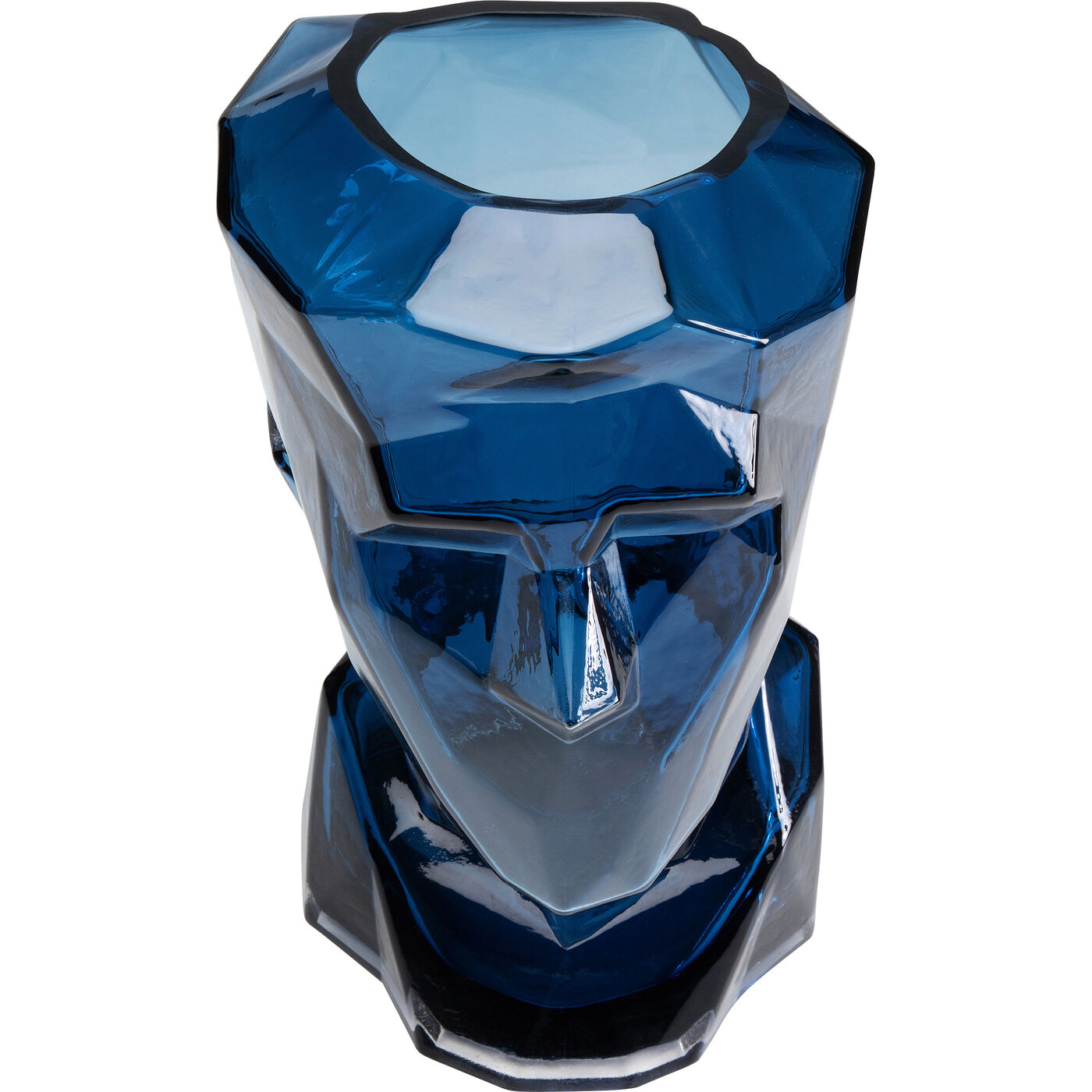 Ваза Prisma Face Blue 30 см KARE 56187