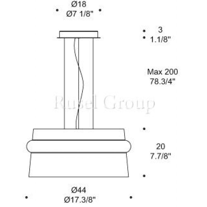 Подвесной светильник LEUCOS ARO S