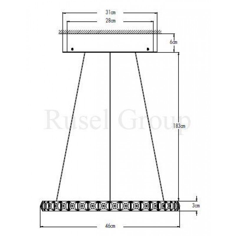 Подвесной светильник Swarovski CIRCLE SC511