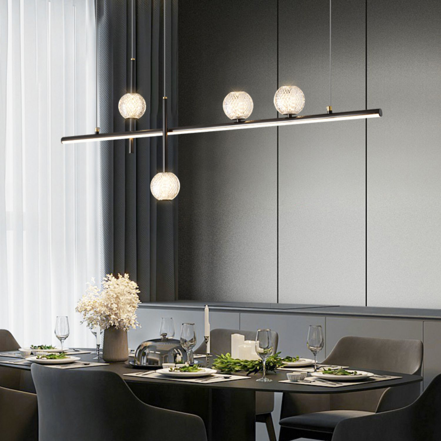 Подвесной светильник NORTON Black by ImperiumLoft