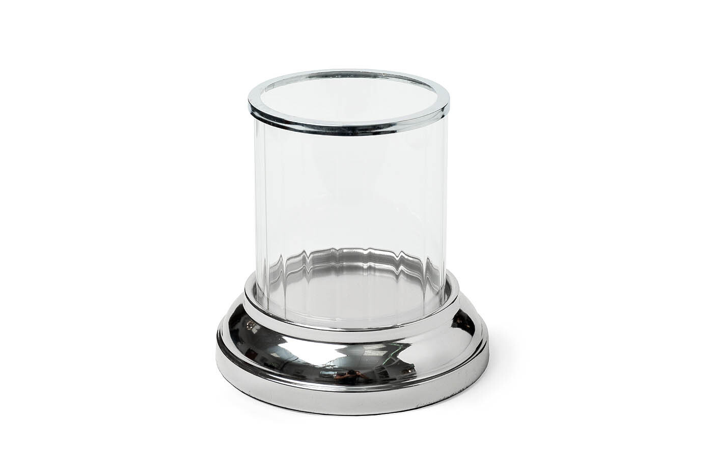 Подсвечник металлический хром Garda Decor 2K389064-S