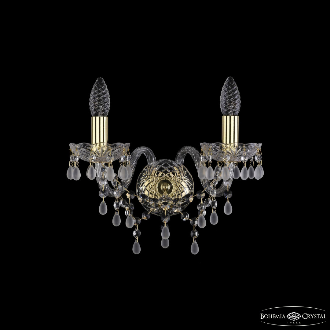 Бра хрустальные 1410B/2/141 G V0300 Bohemia Ivele Crystal