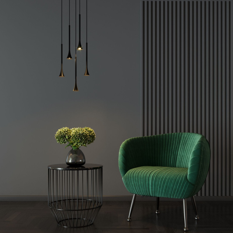 Подвесной светильник Elektrostandard 50314 LED 5W 3000K черный