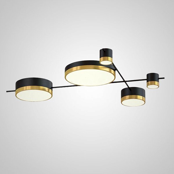 Потолочная люстра CHUTE С Black Gold by ImperiumLoft