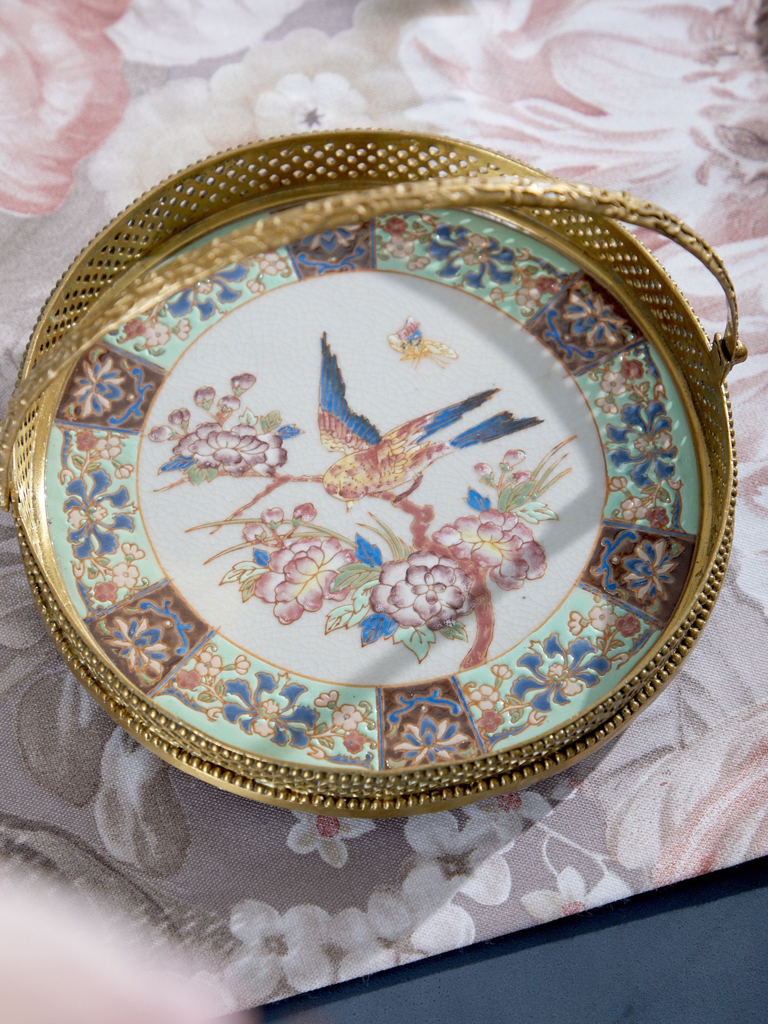 Блюдо с ручкой Glasar C956HC/X3818