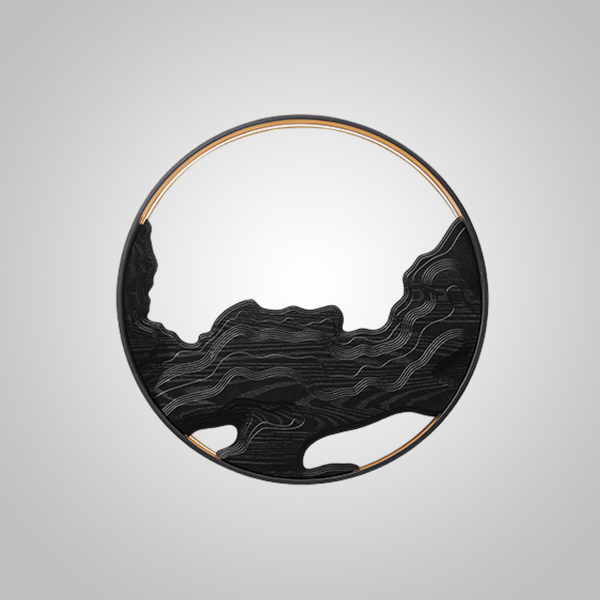 Настенный светильник ARNAR D81,5 Black by ImperiumLoft