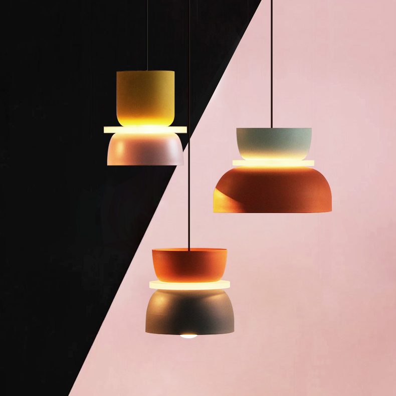 Подвесной светильник ILO D18,5 Mint/Pink by ImperiumLoft